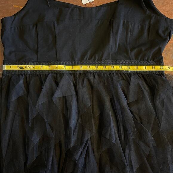 Starling Reine Black Tulle Layered Whimsigoth Y2K Witchy Dress Women's XL - Picture 9 of 10